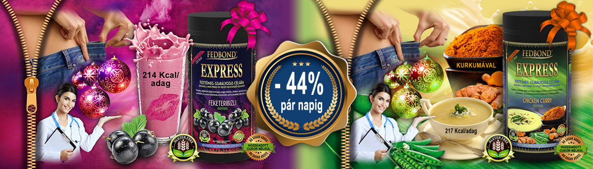 FEDBOND ® EXPRESS 44%-os ünnepélyes kedvezmény!